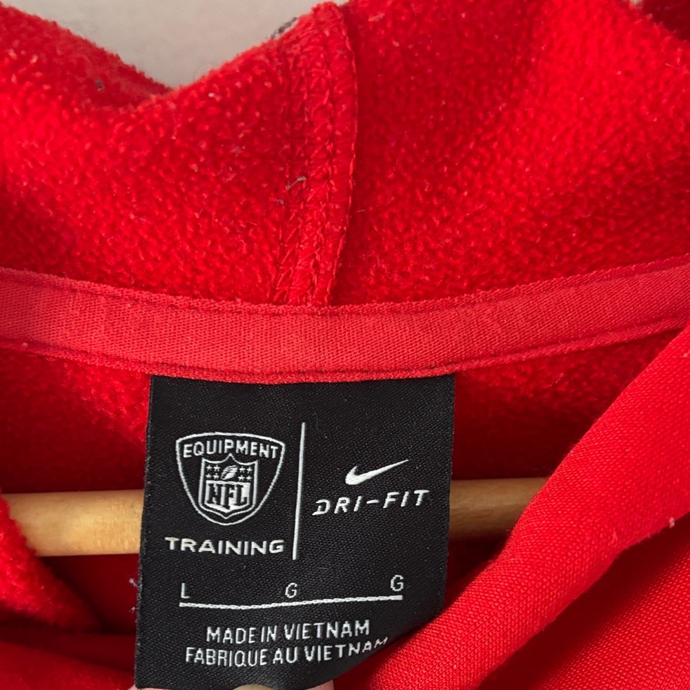 Buffalo Bills Red Pullover Hoodie - Picture 5 of 6